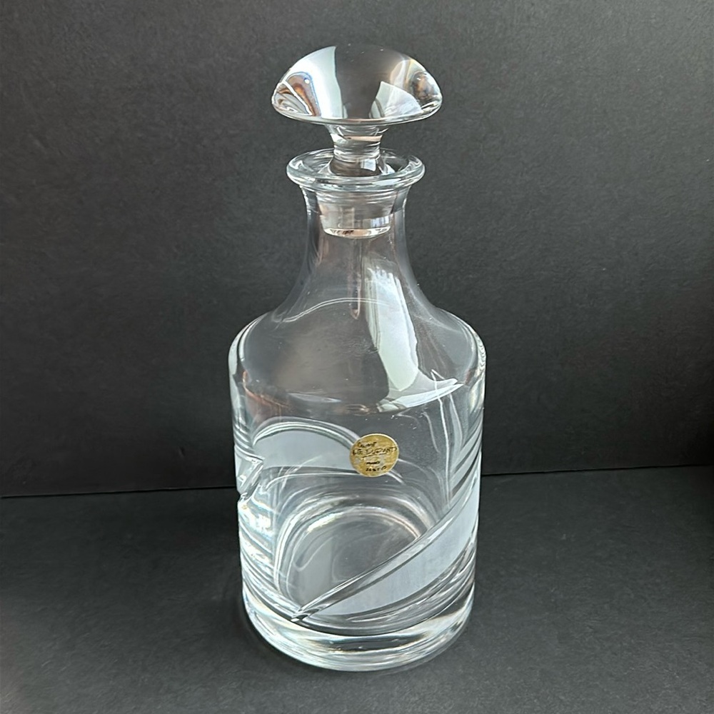 JG Durand France Crystal Whiskey Spirit Decanter EUC